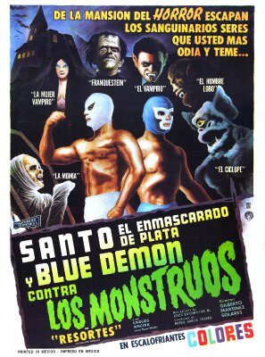 Santo and Blue Demon Against the Monsters (1970)