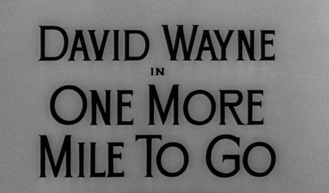 One More Mile to Go (1957)